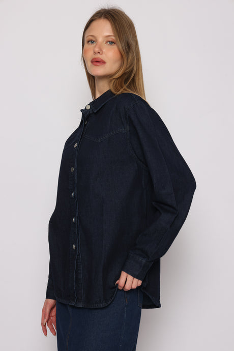 כחול ג'ינס כהה