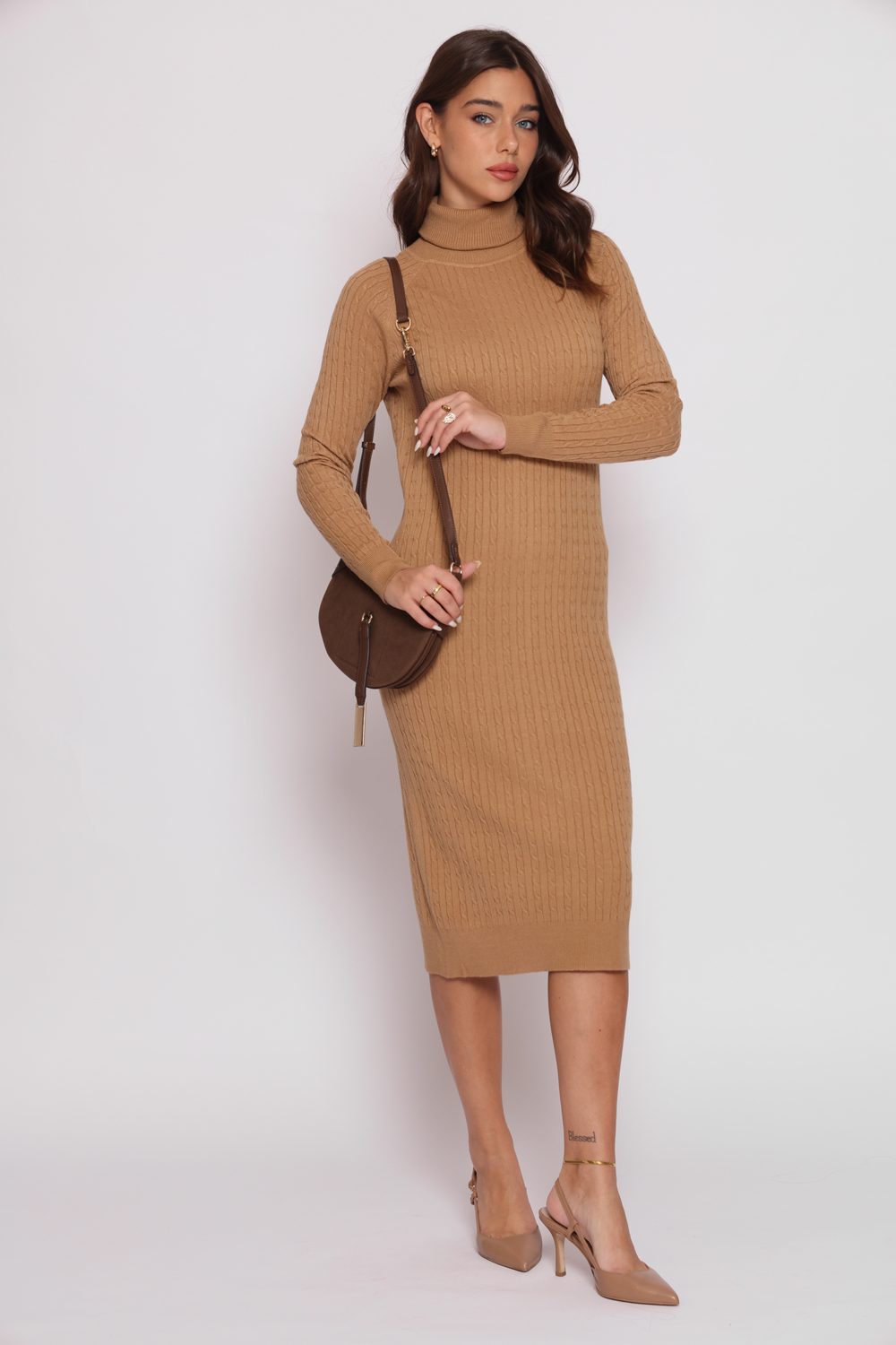 שמלה סריג גולף שמלה סריג גולף