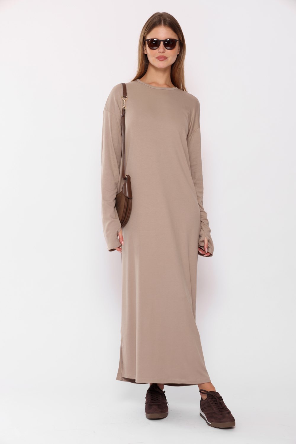 שמלה כפפה זהבית שמלה כפפה זהבית